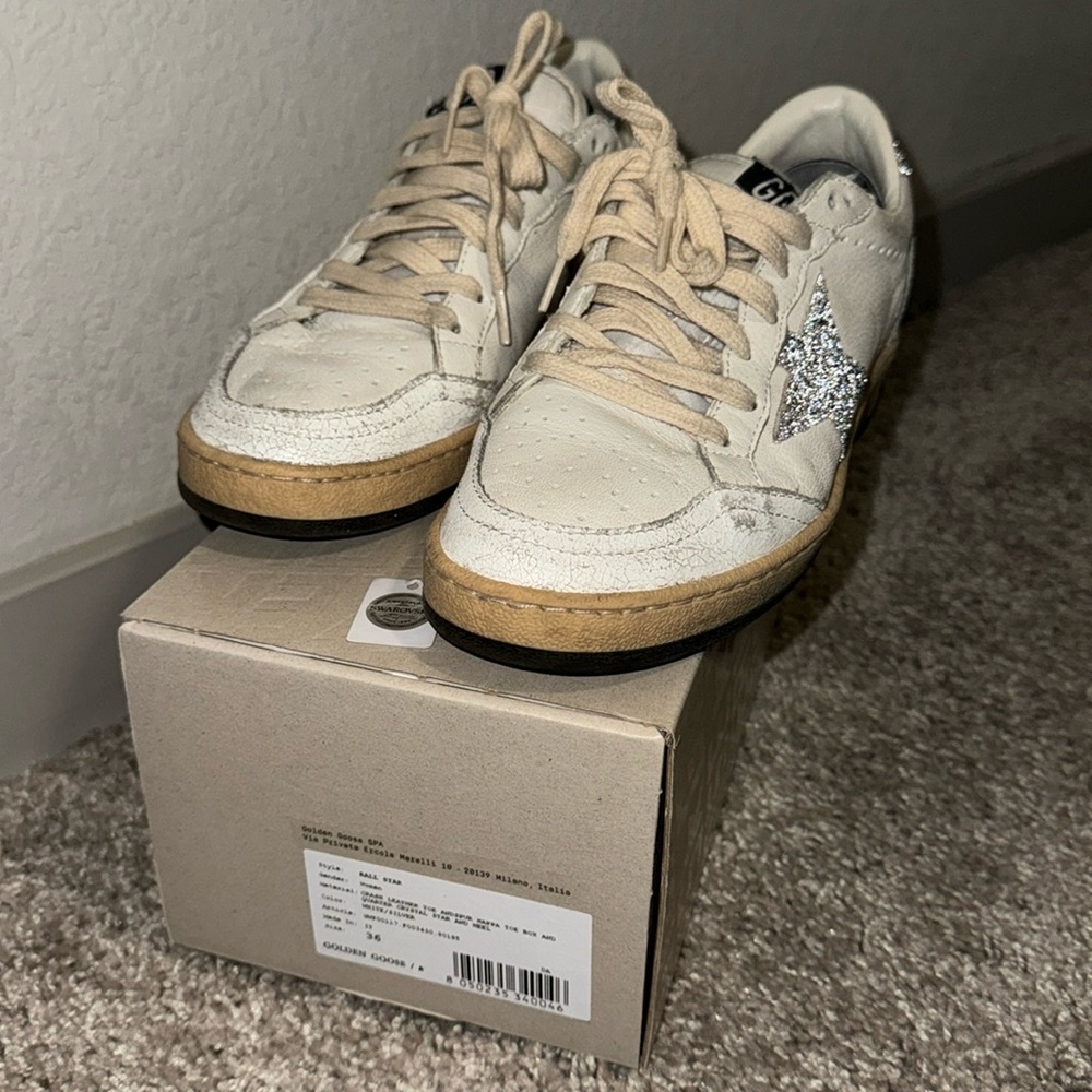 Golden goose ball star Swarovski